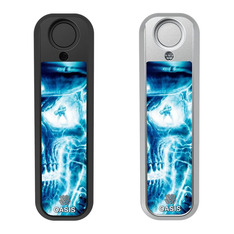 Blue Lightning Skull